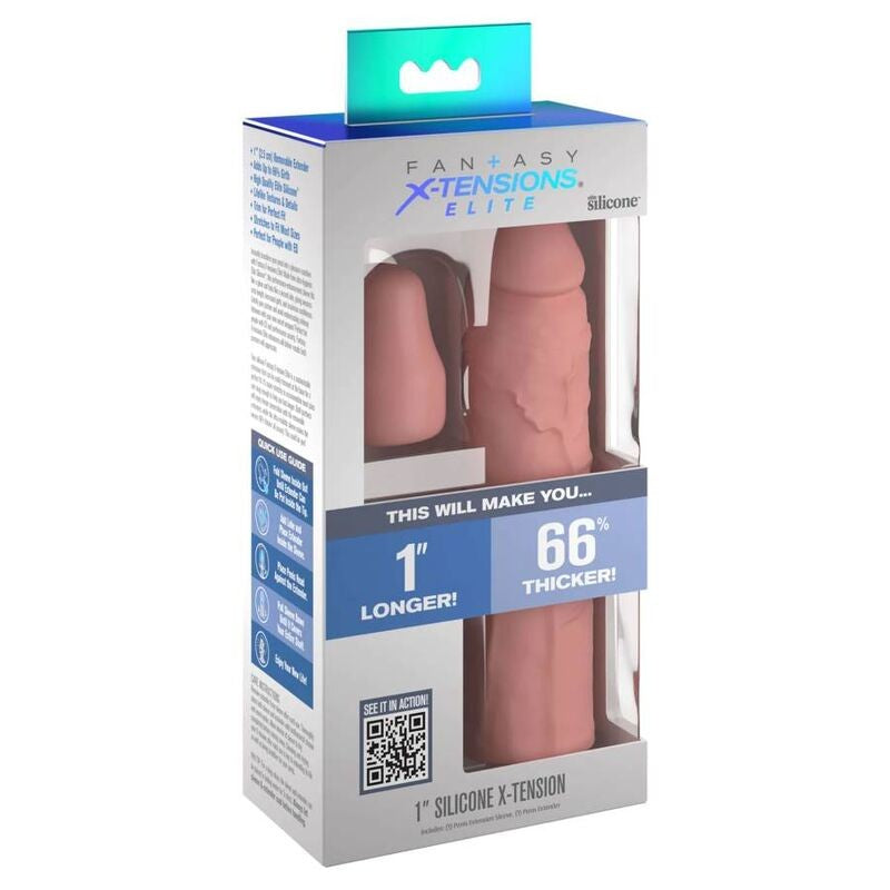 Funda X-Tensions Elite +2.5 Carne - Pipedream - Fundas para el pene (3)