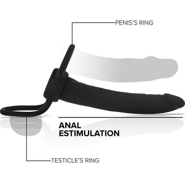 Arnés para doble penetración Cobi Onyx