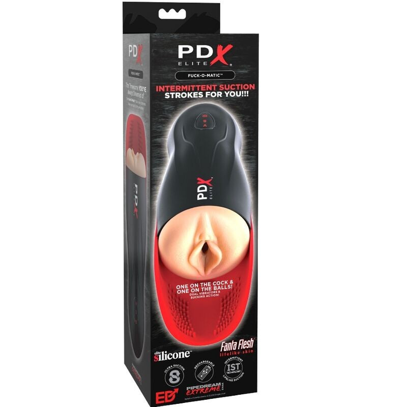 PDX Elite Fuck-O-Matic Pro Masturbador con Succión - Pipedream - Masturbadores masculinos (3)