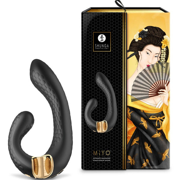 Masajeador Miyo Negro - Shunga - Vibradores