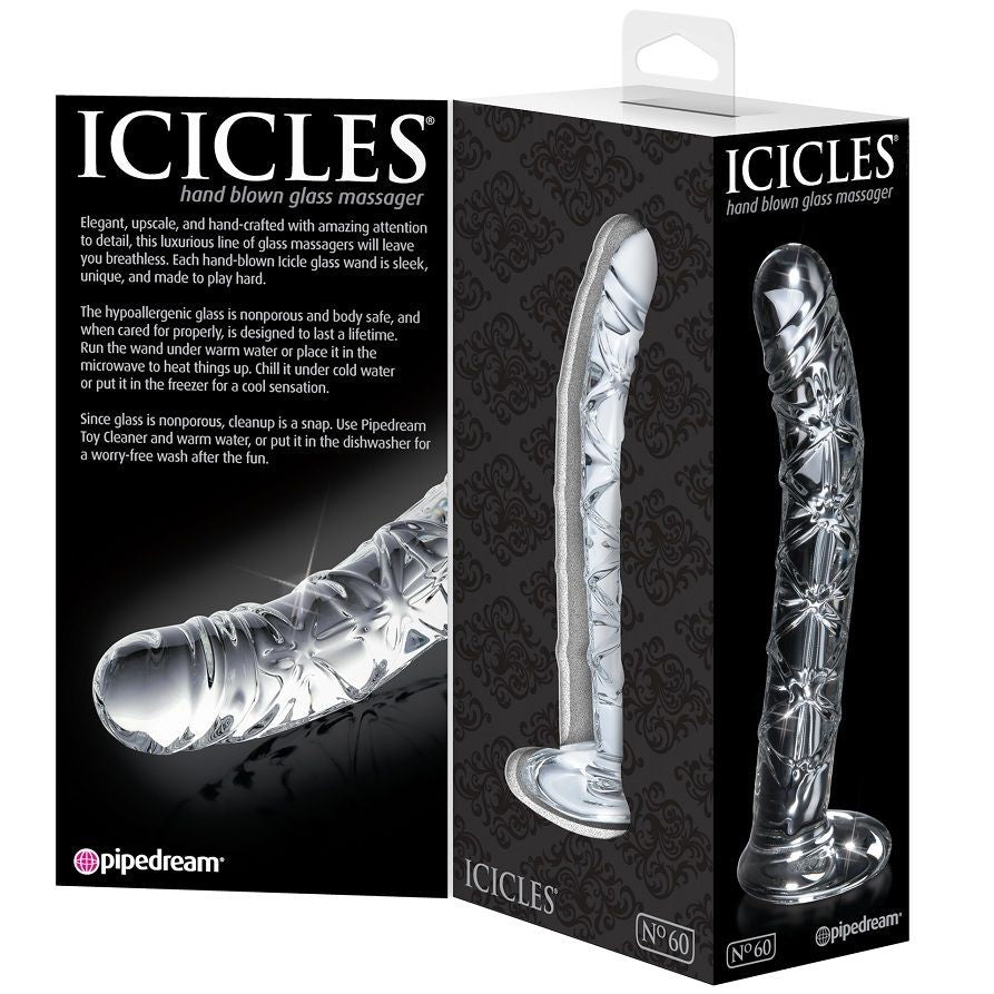 Consolador cristal Icicles 60 2