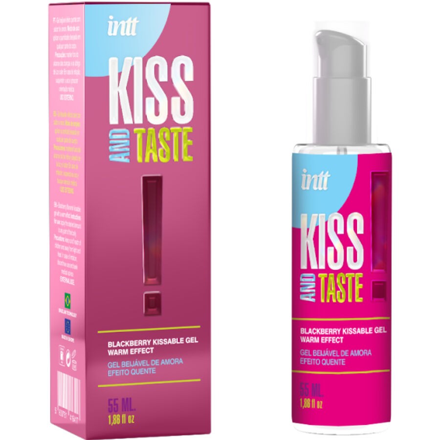 Lubricante Efecto Calor Sabor Mora 55 ml - Intt - Lubricantes sexuales