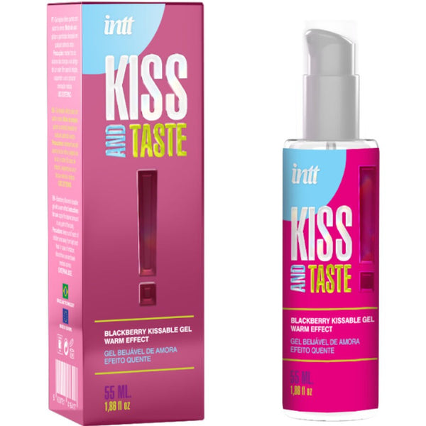 Lubricante Efecto Calor Sabor Mora 55 ml - Intt - Lubricantes sexuales