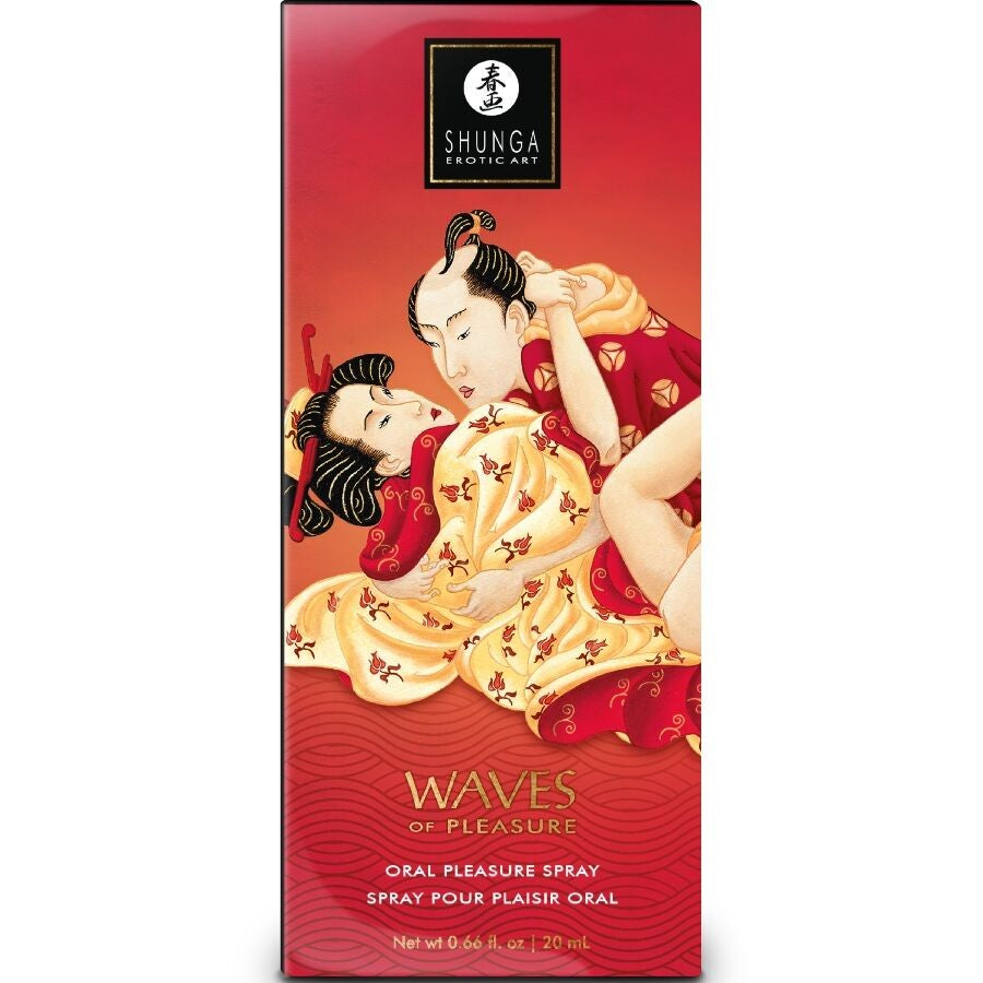 Waves Of Pleasure Spray Oral Fresas con Cava - Shunga - Estimulantes sexuales (3)