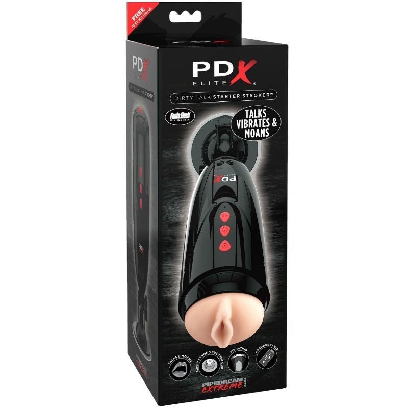 Dirty Talk Stroker - Pipedream - Masturbadores masculinos (3)