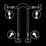 Set Posición Máster con 4 esposas - FetishSubmissive - Kits para BDSM (4)