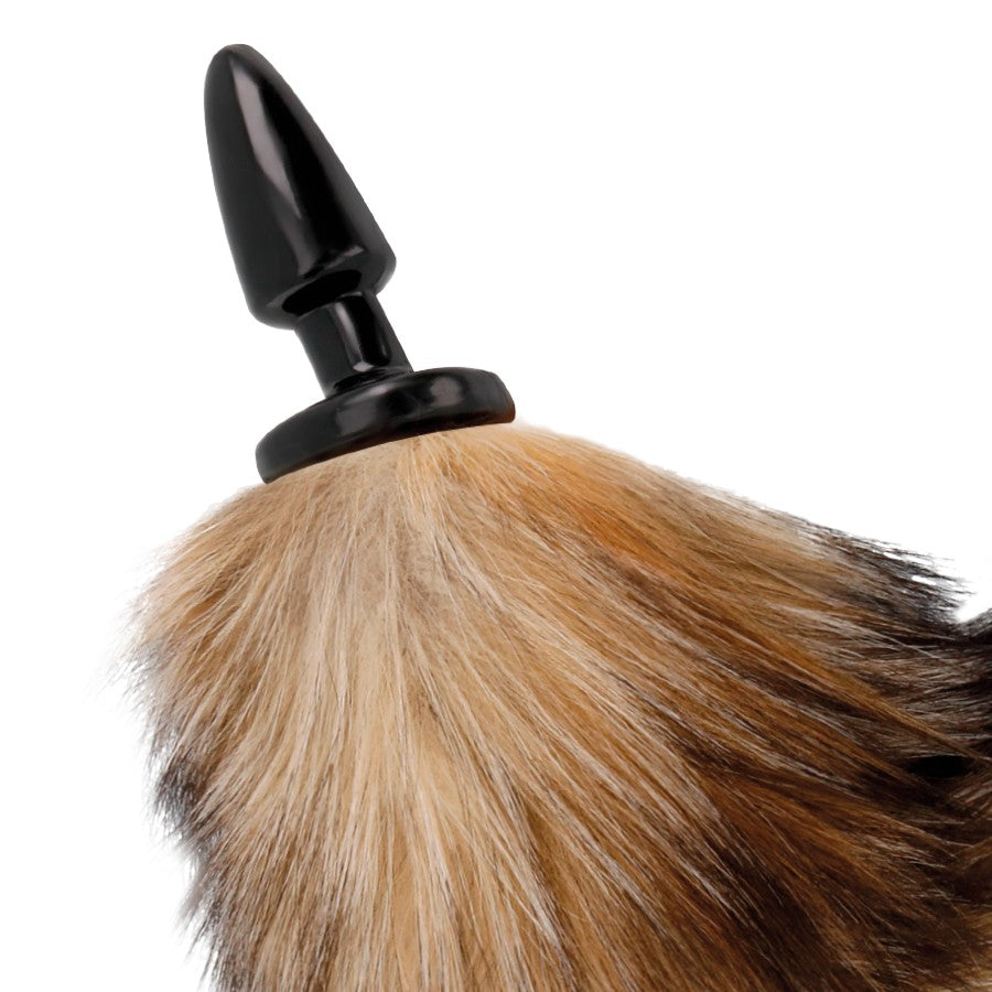 Plug Anal Silicona con Cola Zorro - Darkness - Plugs anales (3)