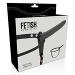 Arnés silicona negro up 15cm - FetishSubmissive - Arneses con pene o dildo Strap-On (2)