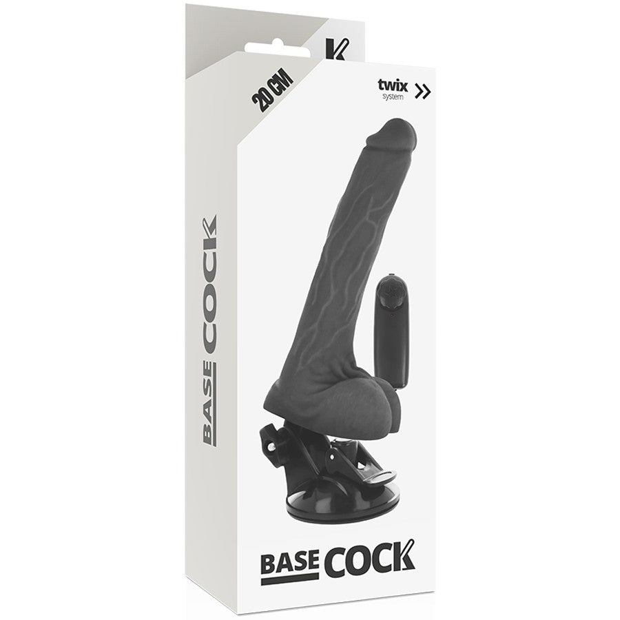 Vibrador control remoto negro 20 cm - BaseCock - Vibradores (5)