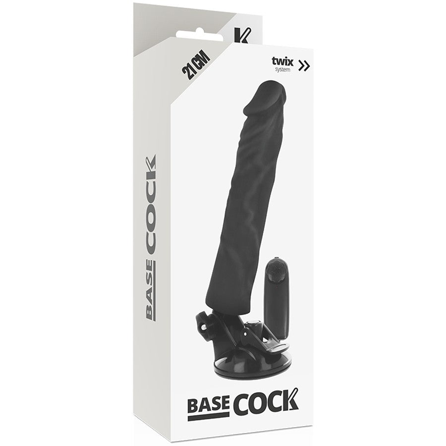 Vibrador control remoto negro 21 cm - BaseCock - Vibradores (4)