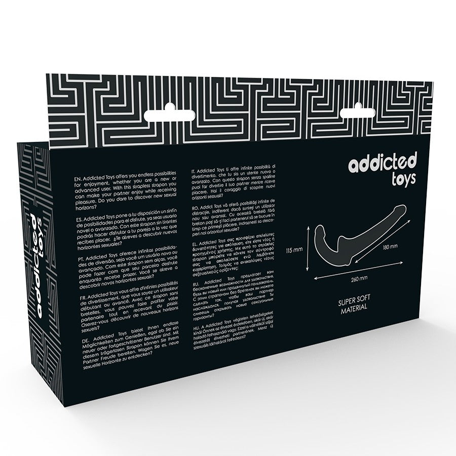 Arnés sin sujeción carne - Addicted Toys - Arneses con pene o dildo Strap-On (4)