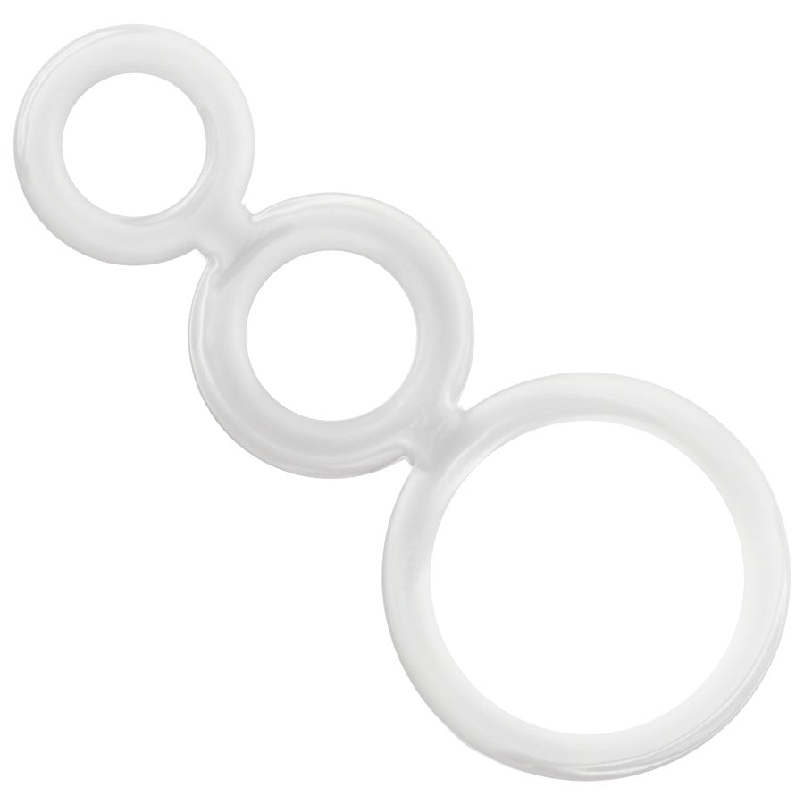 Set anillos pene y testículos - Addicted Toys - Anillo vibrador para el pene (con y sin vibración) (3)