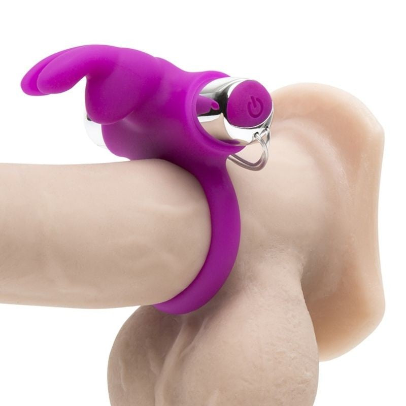 Anillo vibrador rabbit con control remoto - HappyRabbit - Anillo vibrador para el pene (con y sin vibración) (3)