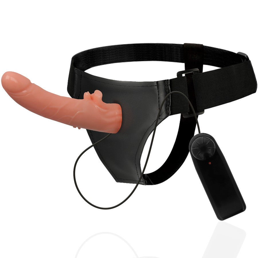 Arnés Vibrador Héctor 16 cm - HarnessAttraction - Arneses con pene o dildo Strap-On (3)