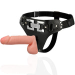 Arnés Deluxe Realístico 18 cm - HarnessAttraction - Arneses con pene o dildo Strap-On (3)