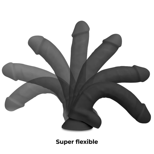 Dildo Articulable Negro 19.5 cm