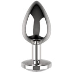 Plug anal L Cristal Plateado 4 cm 2