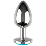 Plug anal L Cristal Azul 4 cm 2