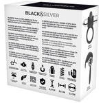 Silver Burton - Black Silver - Anillo vibrador para el pene (con y sin vibración) (3)