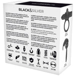 Anillo Black Burton - Black Silver - Anillo vibrador para el pene (con y sin vibración) (2)