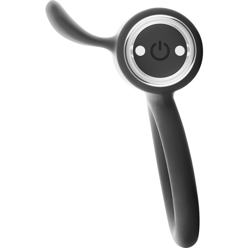 Silver Cameron - Black Silver - Anillo vibrador para el pene (con y sin vibración) (3)
