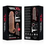 Funda con strap V7 marrón - VirilXL - Fundas para el pene (5)