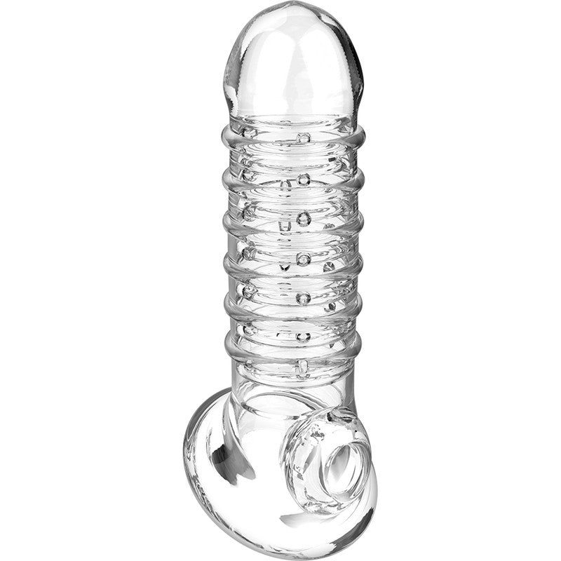 Funda Extensora V15 Transparente - VirilXL - Fundas para el pene (4)