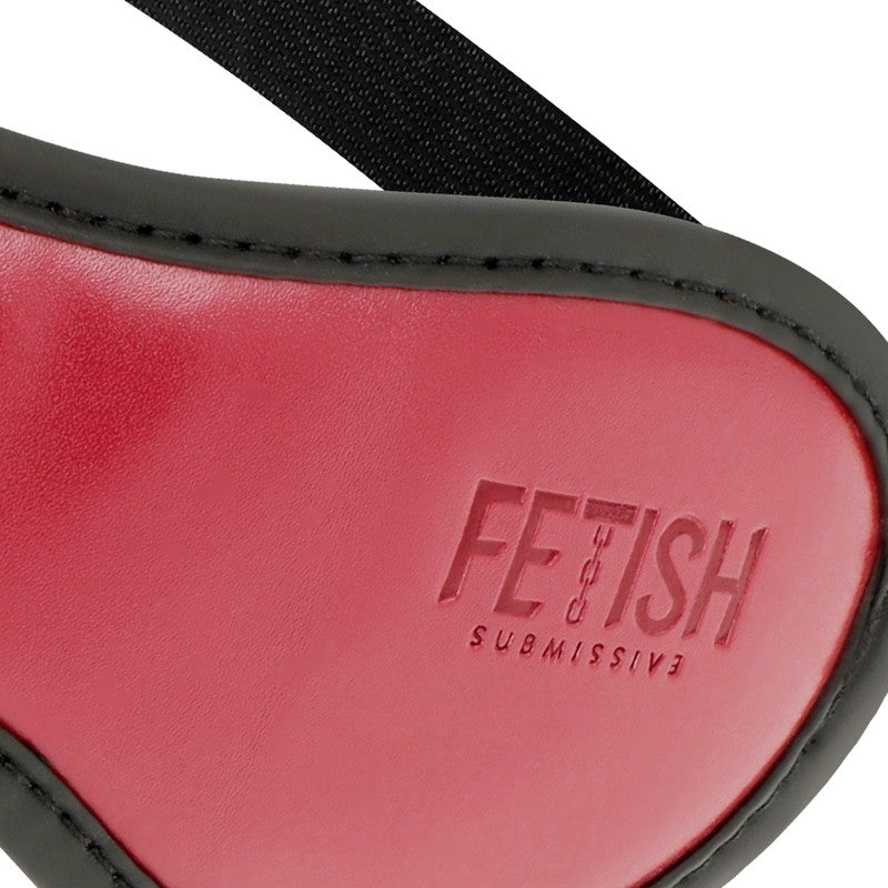 Antifaz Cuero Vegano Rojo - FetishSubmissive - Máscaras sexuales y capuchas (3)