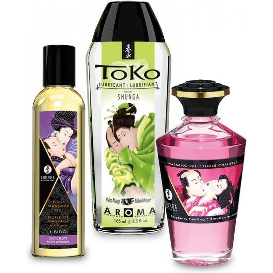 Kit Fruity Kisses - Shunga - Aceite para masajes eróticos (3)