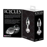 Plug Icicles 44 Transparente - Pipedream - Plugs anales (3)