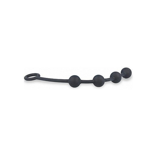 Excite Silicone Anal Beads Negro - CM - Bolas anales o cuentas (Anal Beads) (3)