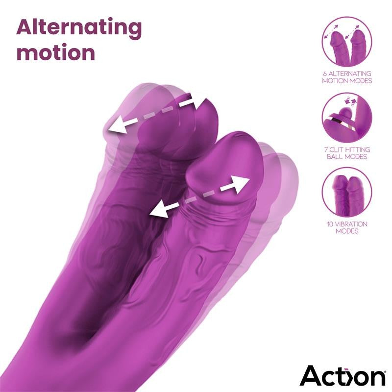 Nico Vibrador con Dos Dildos - Action - Vibradores (3)