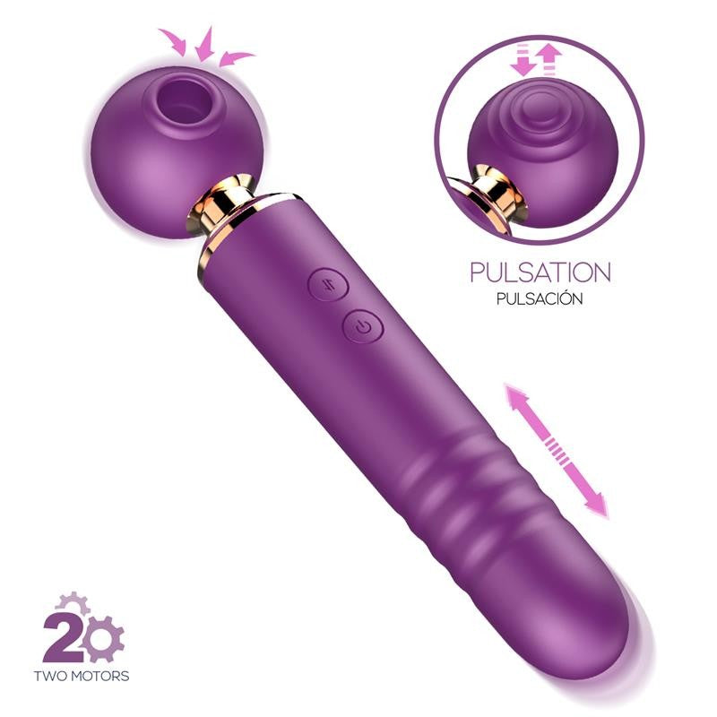 No. TwentyTwo Succionador 3 en 1 con Pulsación y Thrusting - Action - Vibradores (3)