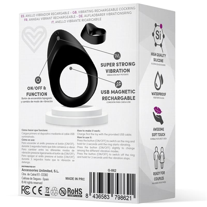 Picker Anillo Vibrador Parejas Silicona - Latetobed - Anillo vibrador para el pene (con y sin vibración) (2)