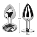Plug Diamante Blanco S - AfterDark - Plugs anales (3)