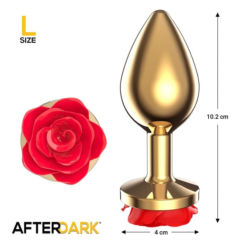 Bella Plug de Metal Dorado Talla L - AfterDark - Plugs anales (3)