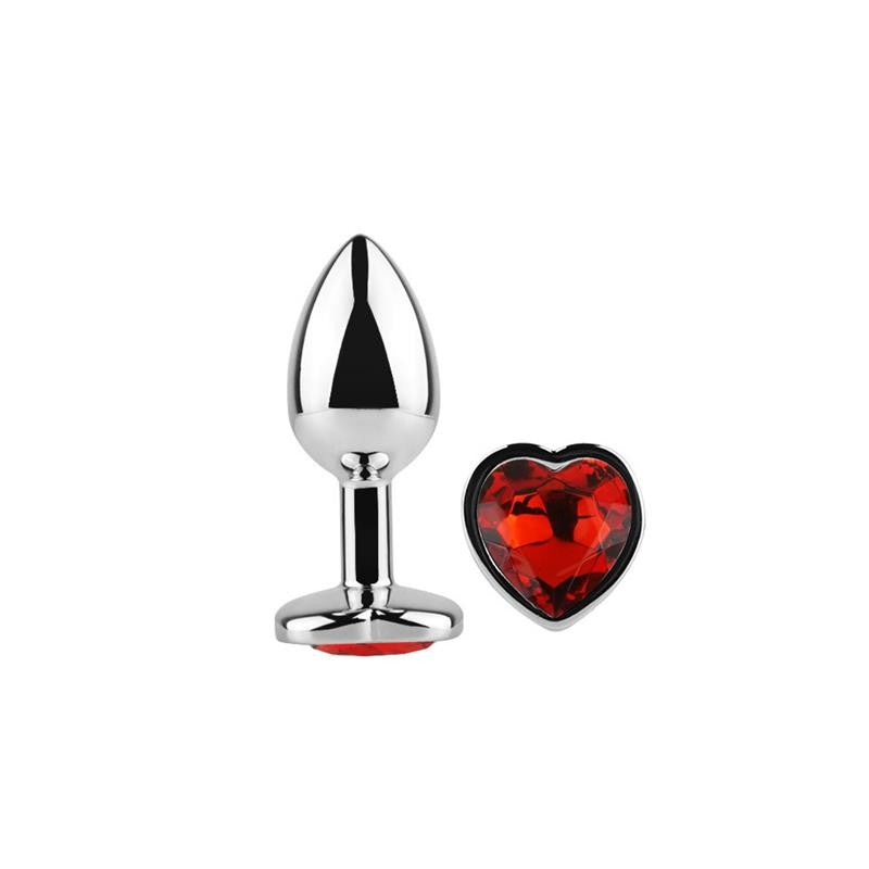 Plug Anal Corazón Rojo Talla S - AfterDark - Joyas Anales (3)