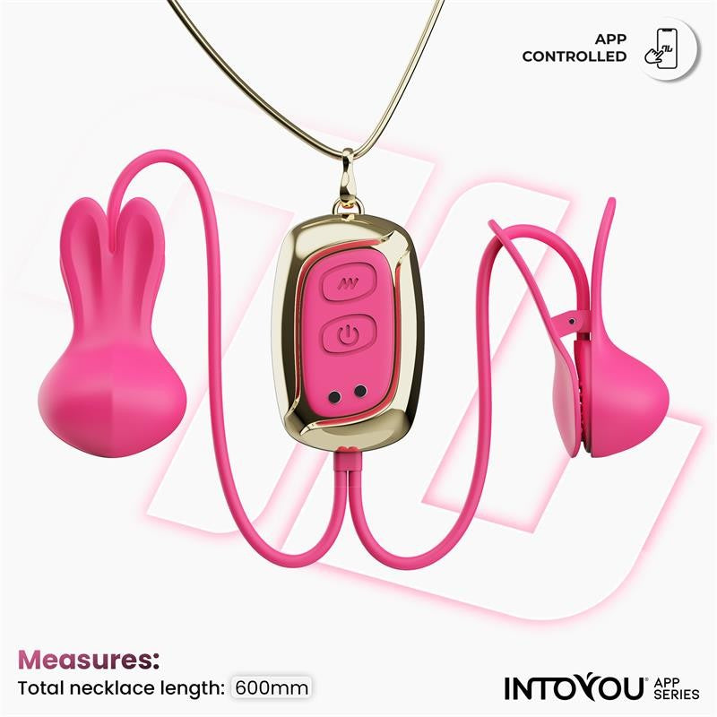 Tickly Pinzas para Pezones con Vibración - Intoyou App Series - Kits para BDSM (3)