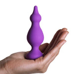 Adrien Lastic Estimulador anal fabricado con silicona de alto grado médico. Perfecto tacto y cabeza fina para facilitar su uso. Amuse black &#34;Mediano&#34;