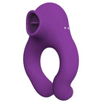 Sinqy Anillo Vibrador con Succionador de Clítoris 0