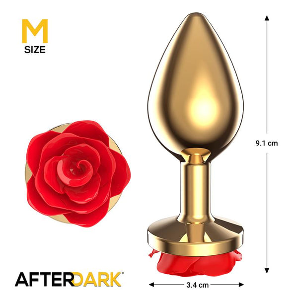 Bella Plug de Metal Dorado Talla M