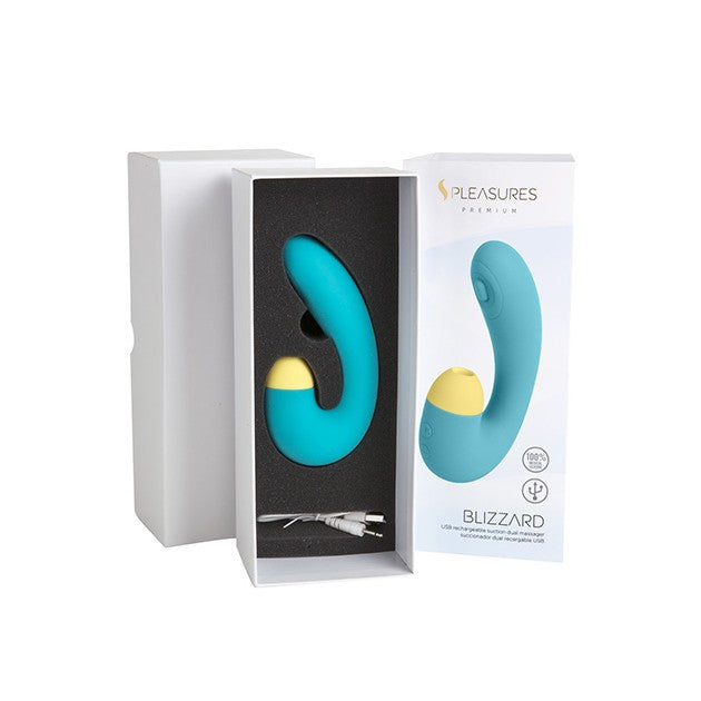 Vibrador Blizzard Turquesa - S Pleasures - Vibradores (4)