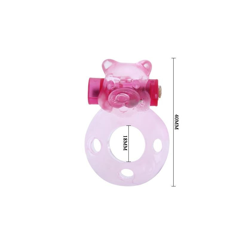Anillo con Bala Vibradora Osito - ScreamingO - Anillo vibrador para el pene (con y sin vibración) (4)