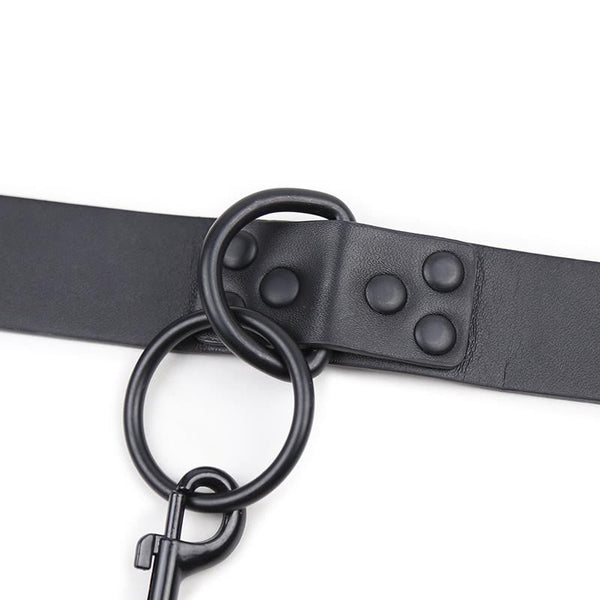 Collar con Correa Negro Fetish