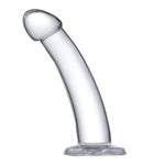 Dildo Curvado Cristalino 14 cm - Glazed - Dildos o Consoladores