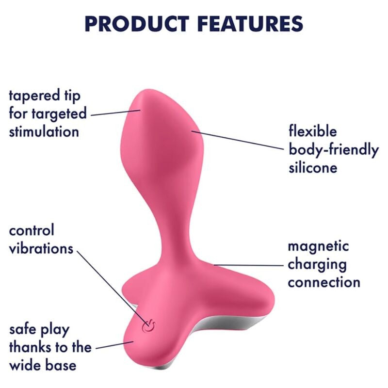Plug Vibrador Game Changer Rosa - Satisfyer - Plugs anales (4)