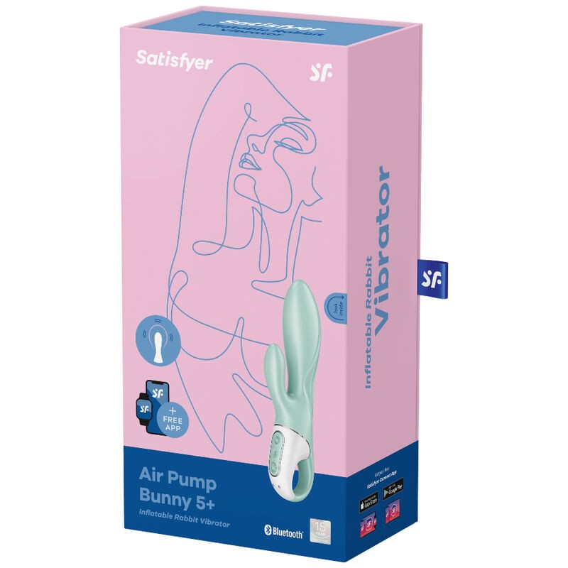 Vibrador Air Pump Bunny 5 + - Satisfyer - Vibradores (4)
