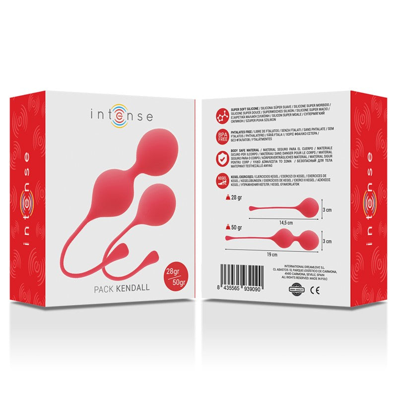 Bolas Kegel Kendall Rojo - Intense - Bolas Chinas (3)