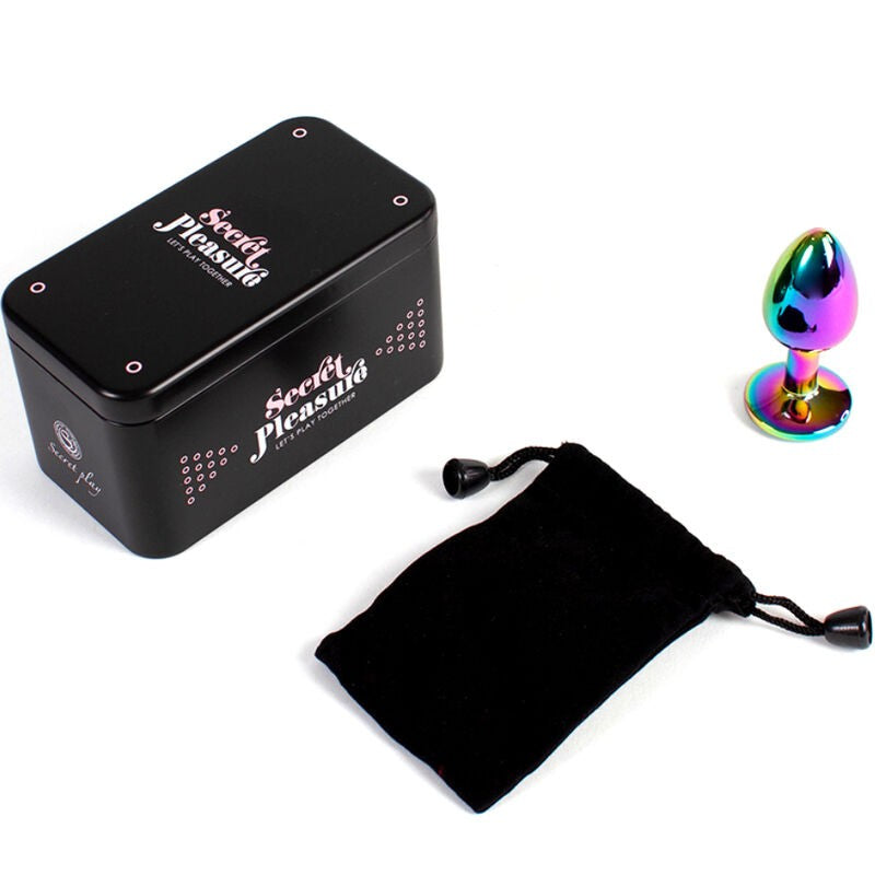 Plug Anal Multicolor con Joya Talla S - Secret Play - Plugs anales (4)