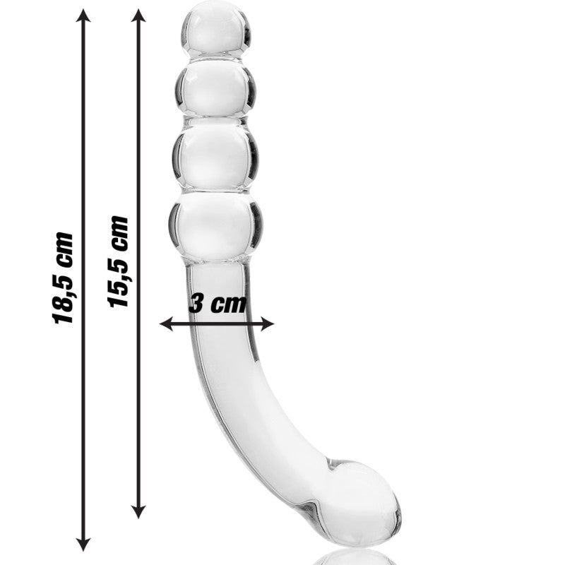 Nebula Dildo Cristal Modelo 14 Transparente - Ibiza - Dildos o Consoladores (3)
